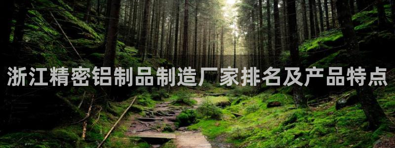 有谁知道彩神争霸的网址：浙江精密铝制品制造厂家排名及产品特点