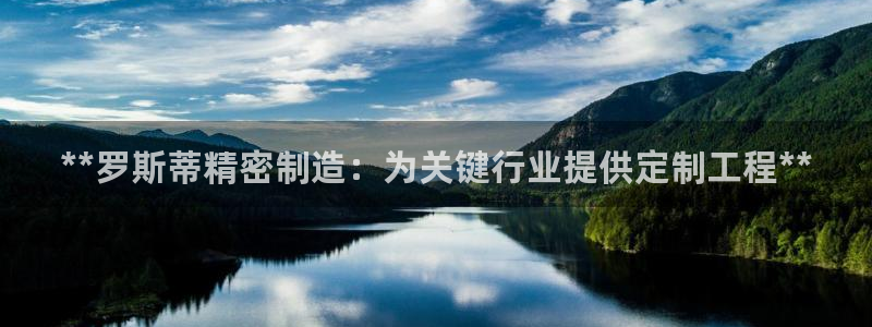 彩神v8iii：**罗斯蒂精密制造：为关键行业提供定制工程**