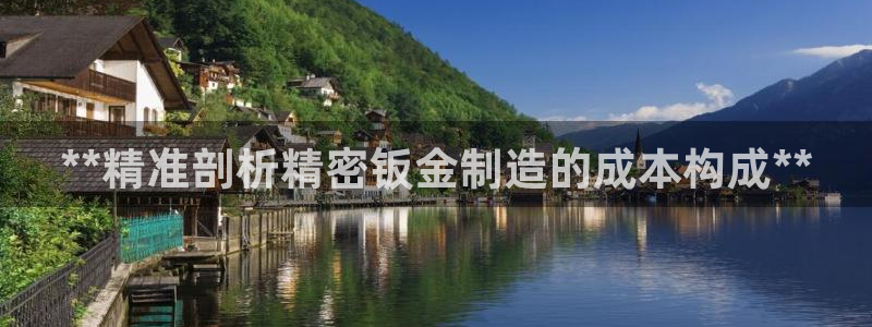 彩神v8是真的挣钱吗安全吗：**精准剖析精密钣金制造的成本构成**