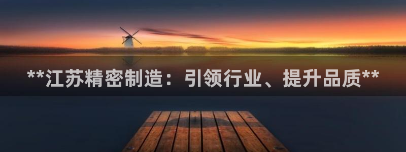 彩神VI首页：**江苏精密制造：引领行业、提升品质**