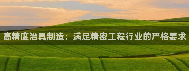下载彩神乐发V：高精度治具制造：满足精密工程行业的严格要求