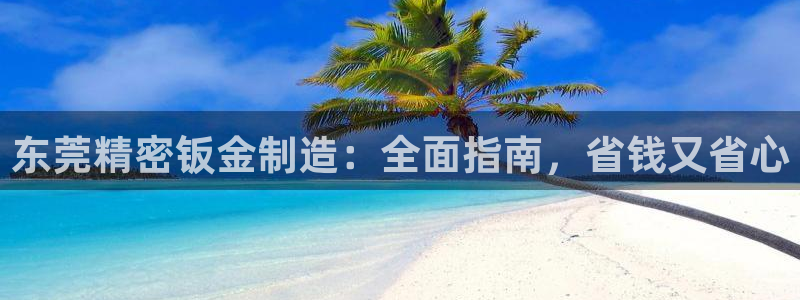 彩神赢的钱是哪里来的：东莞精密钣金制造：全面指南，省钱又省心