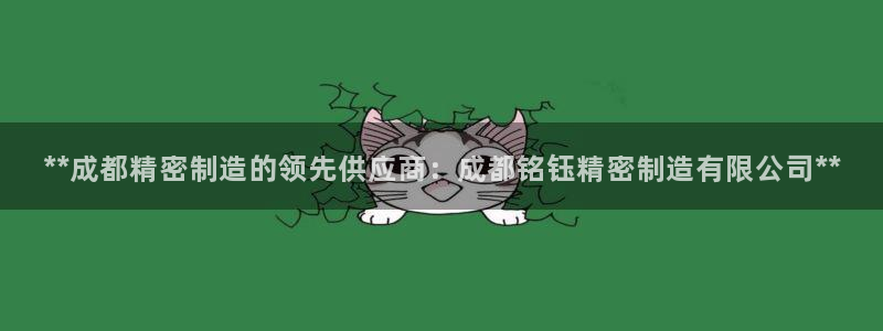 彩神vllⅰ购彩大厅：**成都精密制造的领先供应商：成都铭钰精密制造有限公司**