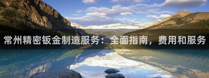 彩神viii官网：常州精密钣金制造服务：全面指南，费用和服务